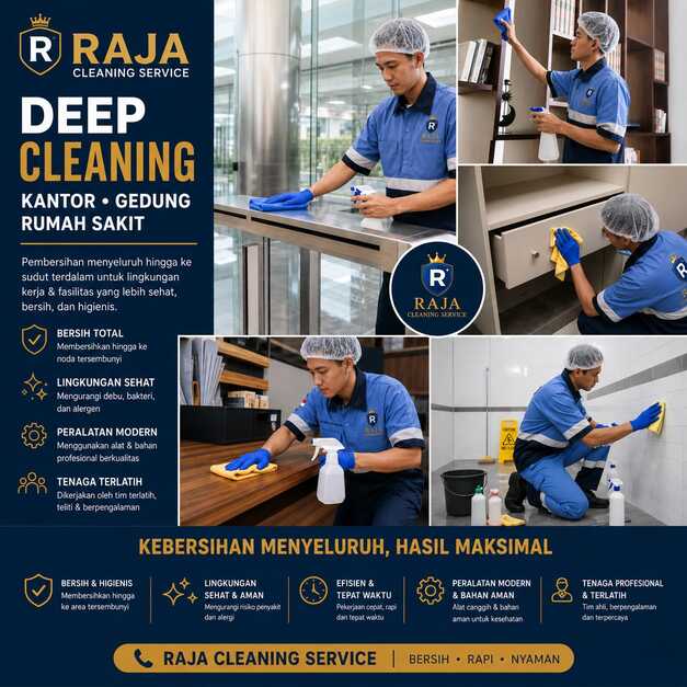 Deep Cleaning Kantor Gedung